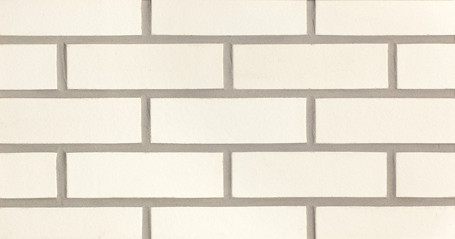 chalk white klaycoat brick