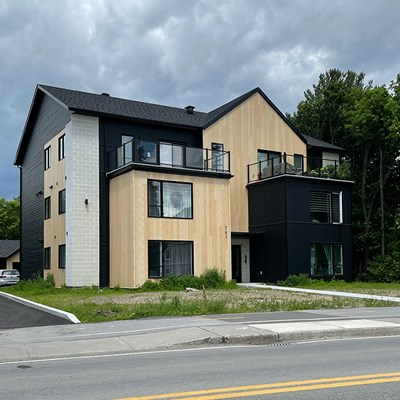Scandinavian Fir Harrywood mac metal cladding